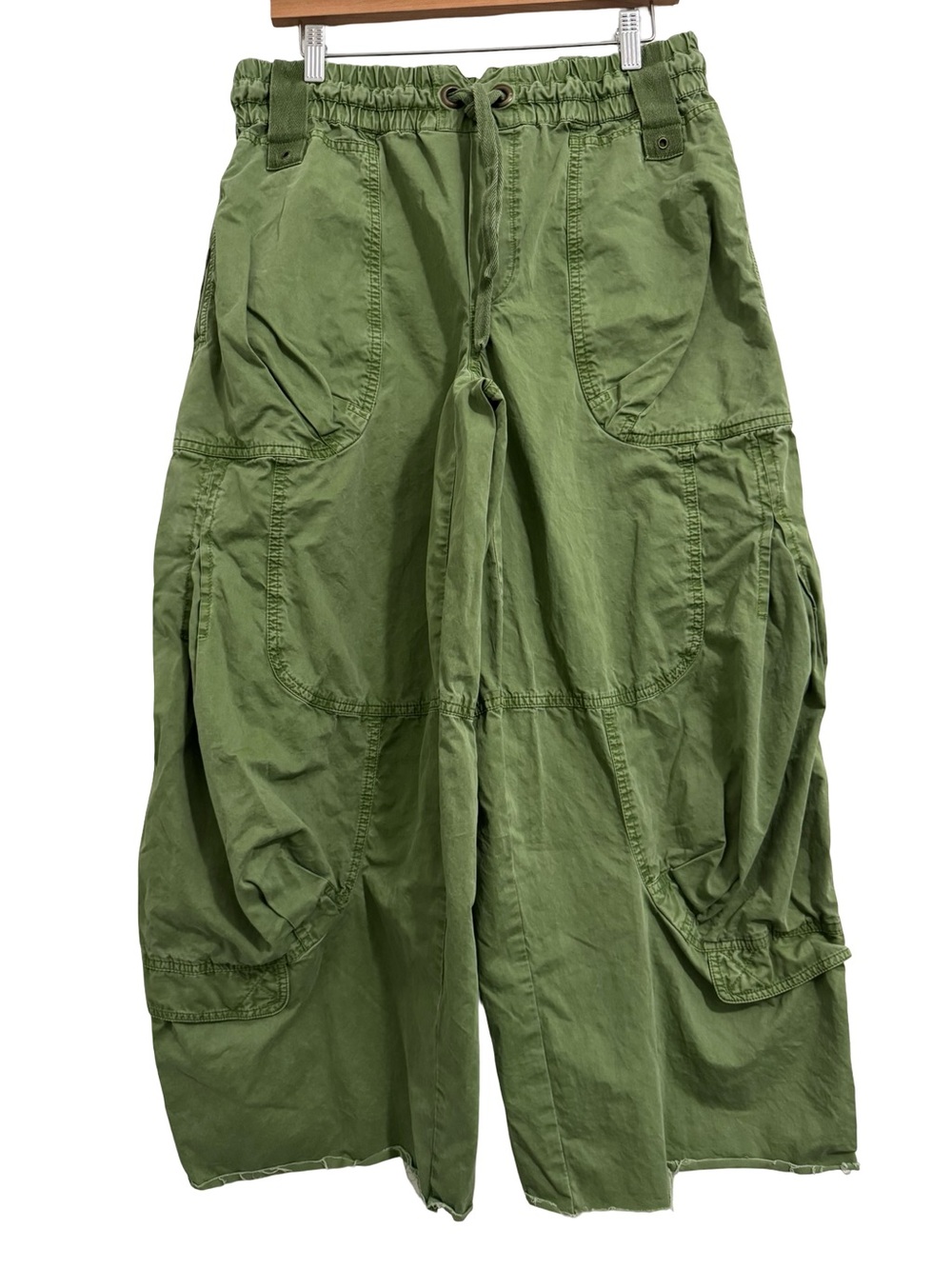 Free People Onset Pull-On Cargo Pants Green Large - Picture 5 of 15